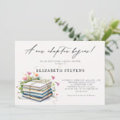 Wildblumen zum Thema Brautparty - Neues Kapitel Einladung (Stehend Vorderseite)