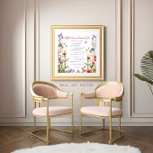 Wildblumen zur Krebsförderung Leinwanddruck