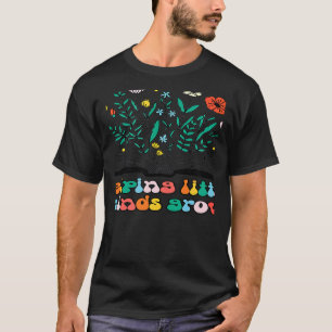Wildblumen zurück in die Schule helfen kleinen Min T-Shirt