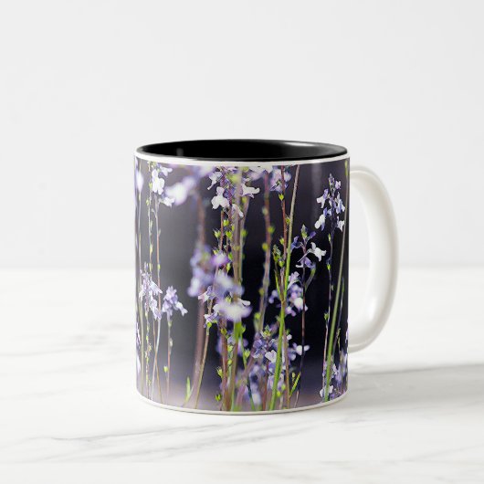 Wildblumen Zweifarbige Tasse (VorderseiteRechts)