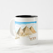 Wildblumen Zweifarbige Tasse (Vorderseite Links)