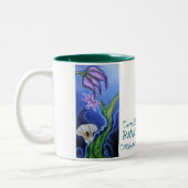 Wildblumen Zweifarbige Tasse (Links)