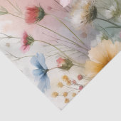 Wildblumenblüten Seidenpapier (Detail)