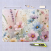 Wildblumenblüten Seidenpapier (Handwerk)