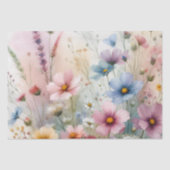 Wildblumenblüten Seidenpapier (Vorderseite)
