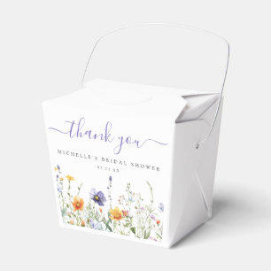 Wildblumenfeld Brautparty-Geschenkboxen Geschenkschachtel