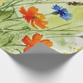 Wildblumenfeld Geschenkpapier (Ecke)
