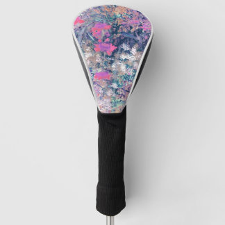 Wildblumenfeld-Impressionismus -Pink Golf Headcover