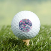 Wildblumenfeld-Impressionismus -Pink Golfball (Insitu T-Shirt)