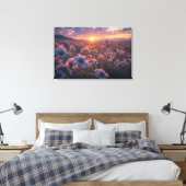 Wildblumenfeld Leinwanddruck (Insitu (Schlafzimmer))