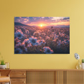 Wildblumenfeld Leinwanddruck (Insitu (Wohnzimmer))