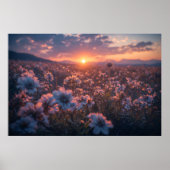 Wildblumenfeld Poster (Vorne)