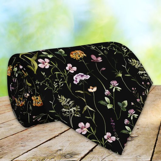 Wildblumengarten Blumenmuster  Krawatte