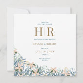 Wildblumengarten Boho Moderne Hochzeitseinladung Einladung (Vorderseite)