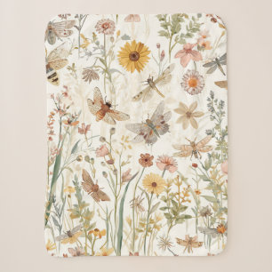 Wildblumengarten Botanische Schmetterlinge Floral Sherpadecke