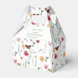Wildblumengarten-Hochzeitsgeschenkbox Geschenkschachtel