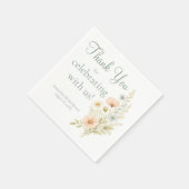 Wildblumengarten-Party-Event Serviette (Ecke)
