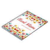 Wildblumengarten-Pflanzenmutter Notizblock (Linke Seite)