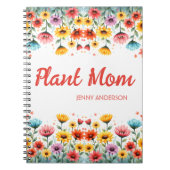 Wildblumengarten-Pflanzenmutter Notizblock (Vorderseite)