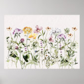 Wildblumengarten Poster (Vorne)