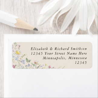 Wildblumengarten Warme Erdtöne Hochzeitsadresse