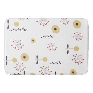 Wildblumenmuster Boho Badematte