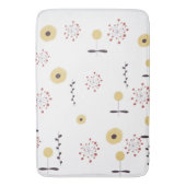 Wildblumenmuster Boho Badematte (Vorderseite Vertikal)