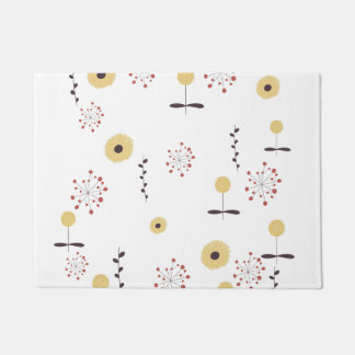 Wildblumenmuster Boho Fußmatte