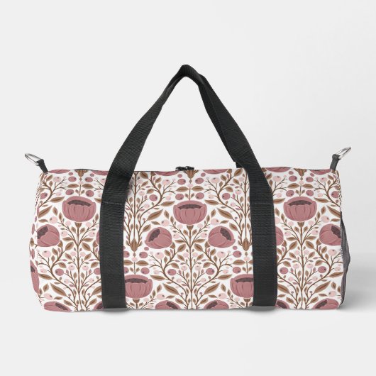 Wildblumenmuster Duffle Bag (Vorderseite)