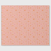 Wildblumenmuster Geschenkpapier (Flach)