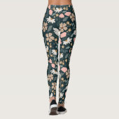 Wildblumenmuster leggings (Rückseite)