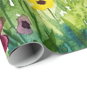 Wildblumenstrauß Geschenkpapier (Rolleneckpunkt)