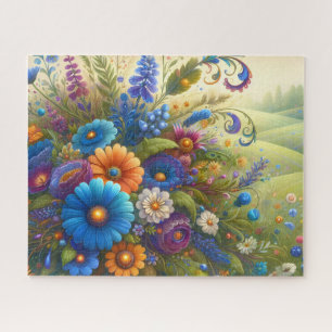 Wildblumenstrauß Puzzle