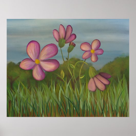 Wildblumenwetter Poster (Vorne)