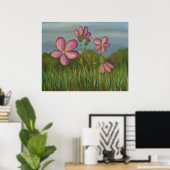 Wildblumenwetter Poster (Heimbüro)
