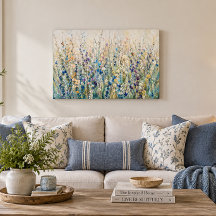 Wildblumenwiese 36x24 Galerie-Wrap