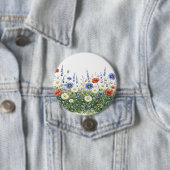 Wildblumenwiese botanischer Garten Blumen Button (Beispiel)