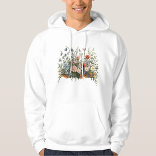 Wildblumenwiese Botanischer Garten Blumen Hoodie
