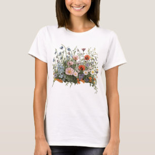 Wildblumenwiese botanischer Garten Blumen T-Shirt