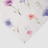 Wildblumenwiese Botanisches Seidenpapier (Detail)