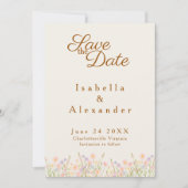 Wildblumenwiese Cottage Kern Rettet das Datum (Vorderseite)