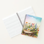 Wildblumenwiese | Cottagecore Blumenjournal Notizblock (Innenseite)
