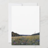 Wildblumenwiese Lebensfeier Beerdigung  Einladung (Rückseite)