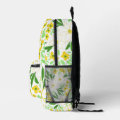 Wildblumenwiese Muster Bedruckter Rucksack (Rechts)