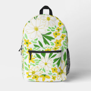 Wildblumenwiese Muster Bedruckter Rucksack