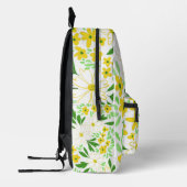 Wildblumenwiese Muster Bedruckter Rucksack (Links)