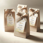 Wildblumenwiese Pastell Frühling Garten Danke Geschenkanhänger