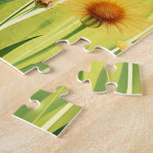 Wildblumenwiese Sommer Muster Puzzle (Seite)