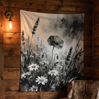 Wildblumenwiese Wandteppich