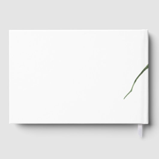 Wildblüte | Classic Blue Bohemisch Garden Blume Gästebuch (Rückseite)